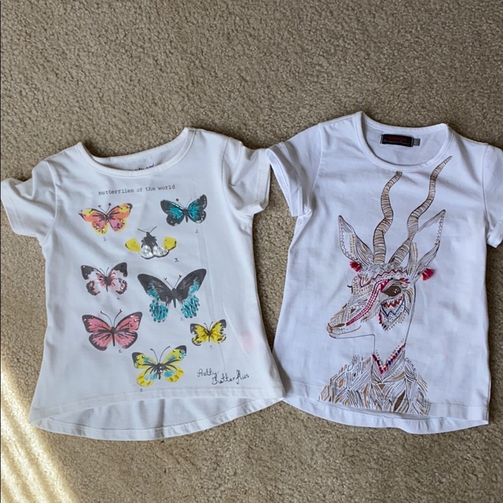 Set of two - white tops